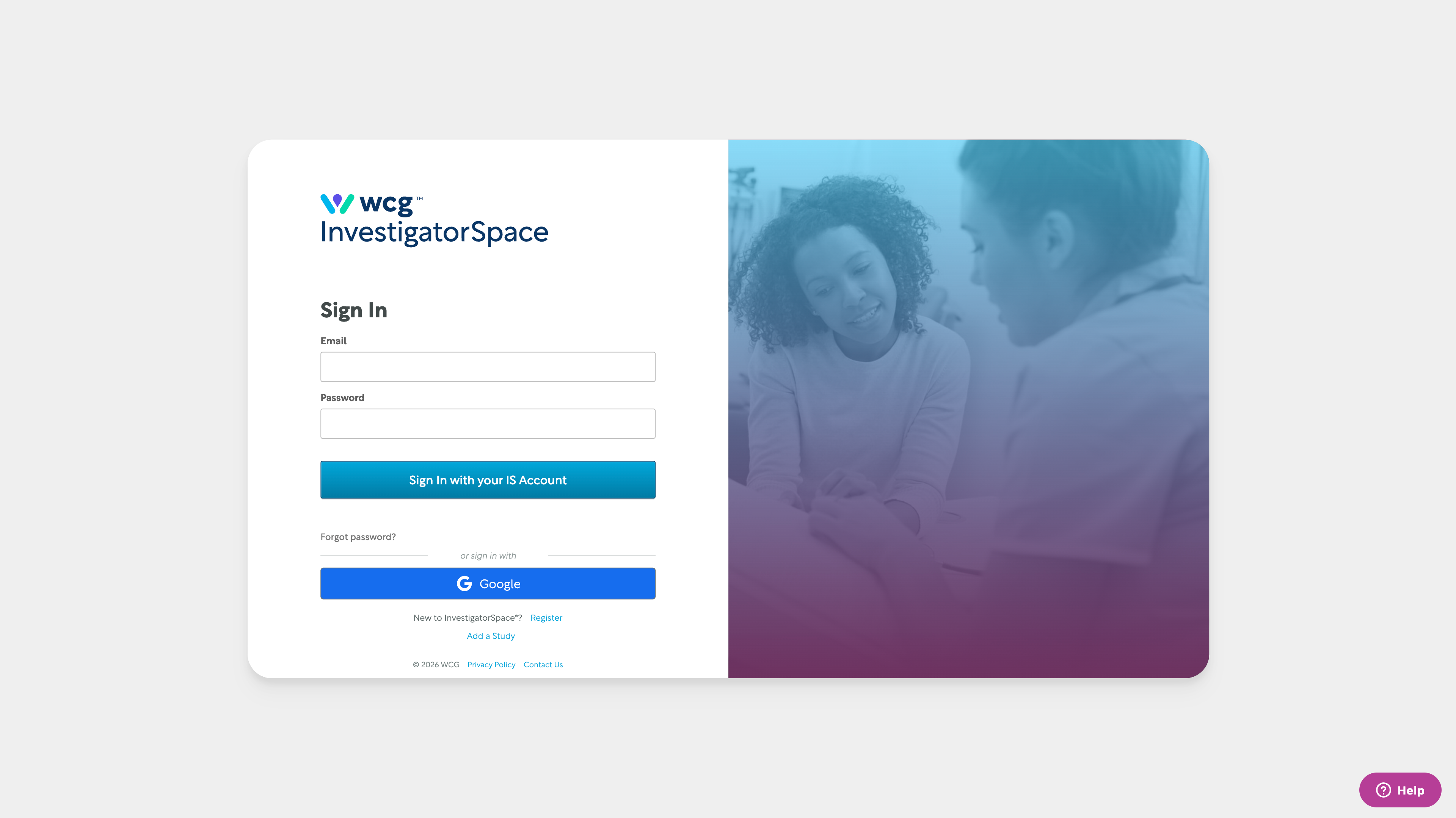 InvestigatorSpace sign in